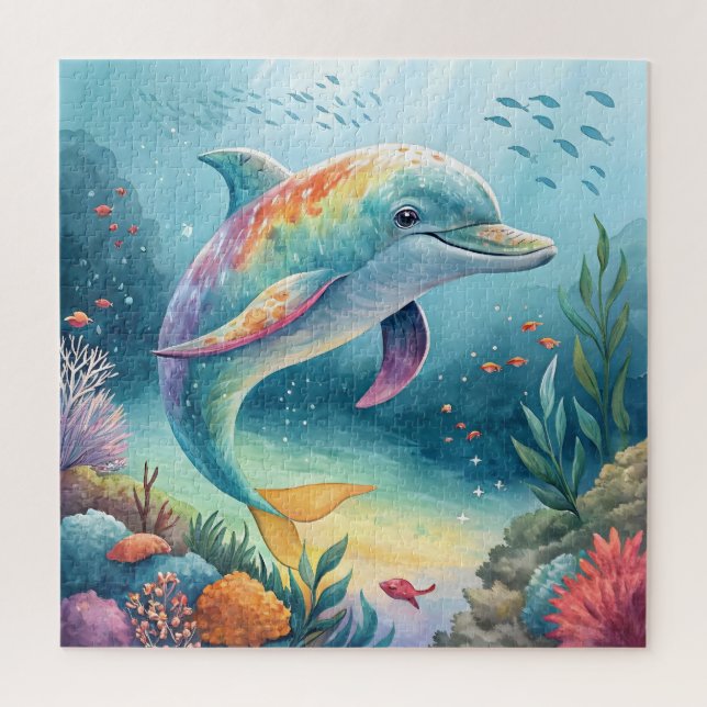 Unterwasser-Dolphin Puzzle (Vertikal)