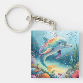 Unterwasser-Dolphin Schlüsselanhänger