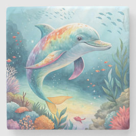 Unterwasser-Dolphin Steinuntersetzer