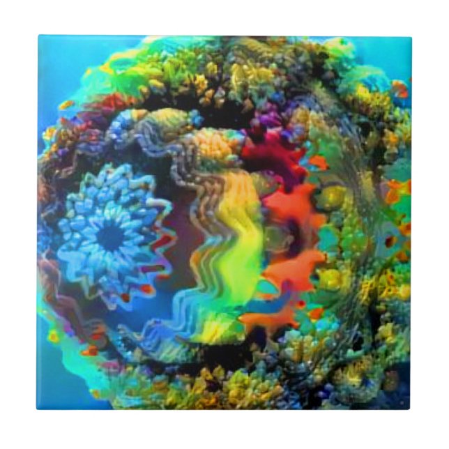 Unterwasser Fliese (Vorderseite)