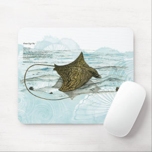 Unterwasser-Graceful handgemalt Verzierter Adlerst Mousepad