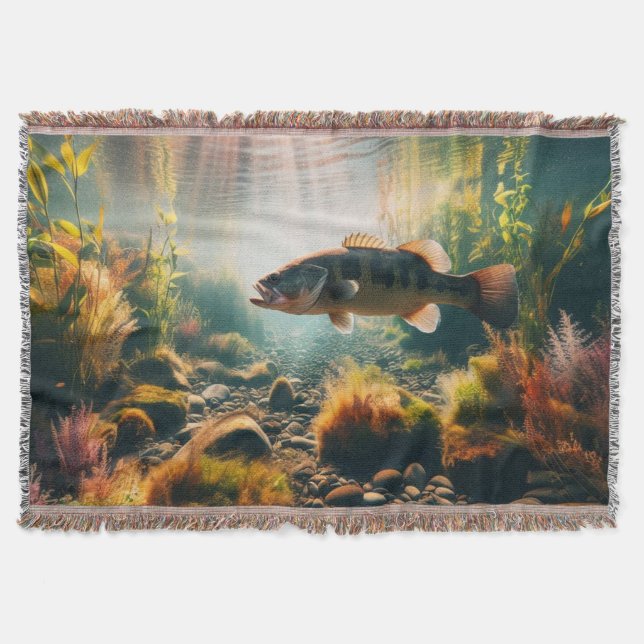 Unterwasser-Großmutterbass Decke (Vorderseite)