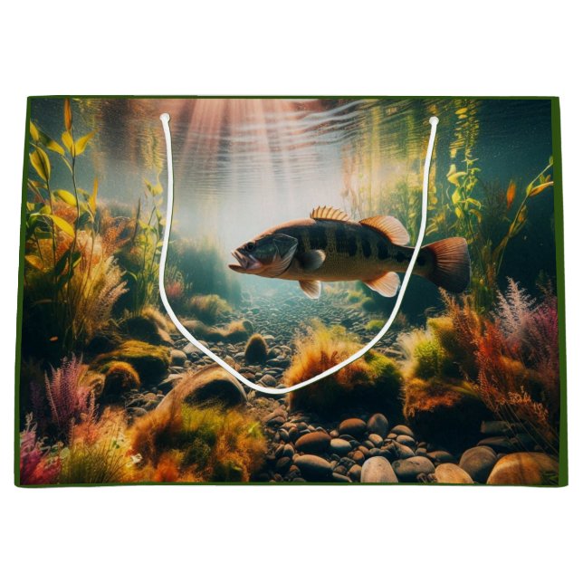 Unterwasser-Großmutterbass Große Geschenktüte (Vorderseite)