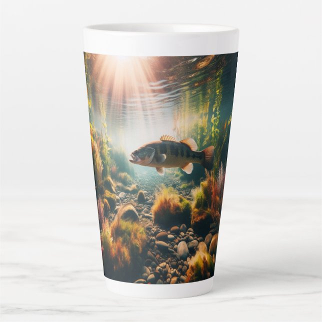 Unterwasser-Großmutterbass Milchtasse (Vorderseite)