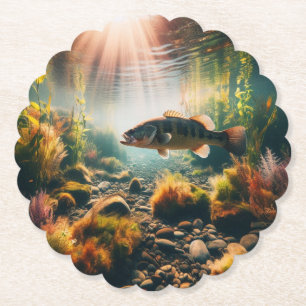 Unterwasser-Großmutterbass Untersetzer