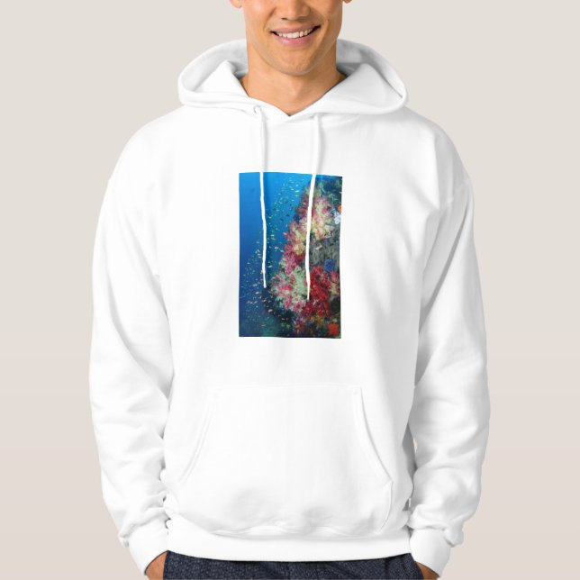 Unterwasser-Korallenriff, Indonesien Hoodie (Vorderseite)