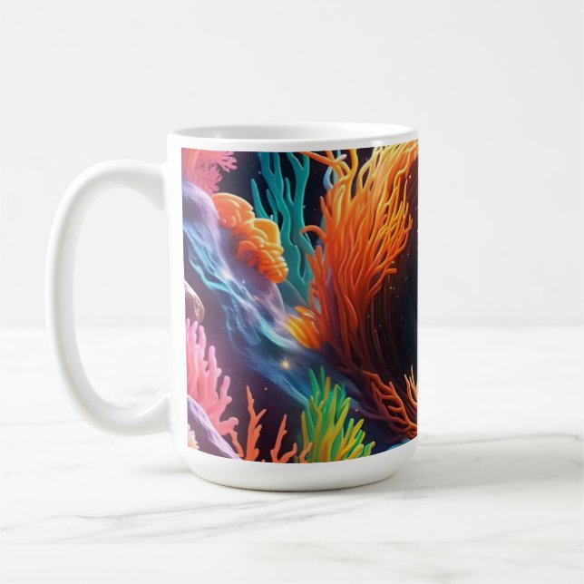 Unterwasser-Korallenvortex Kaffeetasse (Links)
