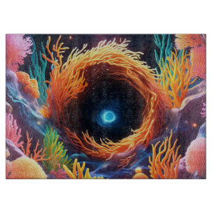 Unterwasser-Korallenvortex Schneidebrett