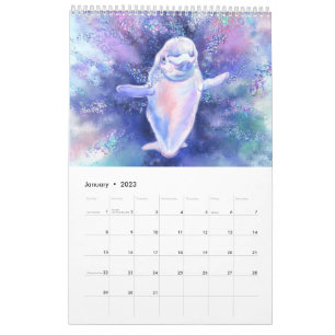 Unterwasser-Lebenskalender Wunderbare Welt Malerei Kalender