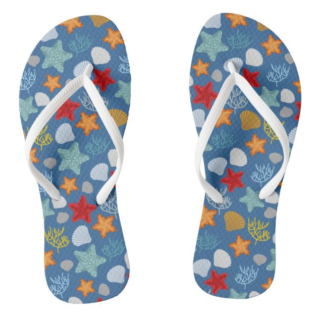 Unterwasser-Lebensmuster Flip Flops (Fußbett)