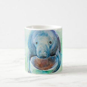 Unterwasser-Manatewasser Kaffeetasse