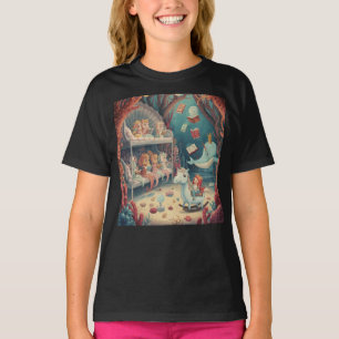 Unterwasser Meerjungfrau Einhorn Pyjamaparty T-Shirt