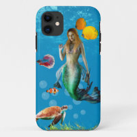 Unterwasser Meerjungfrau Schatzsuche Fantasy Blue