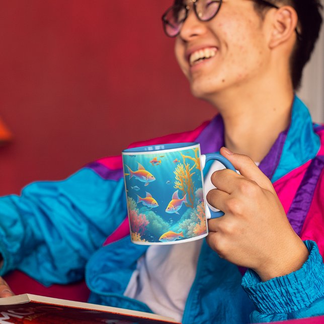 Unterwasser mit tropischen Fischen Tasse (Von Creator hochgeladen)