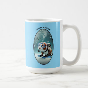 Unterwasser-Tauch-Meerschweinchen mit Tank URM Kaffeetasse