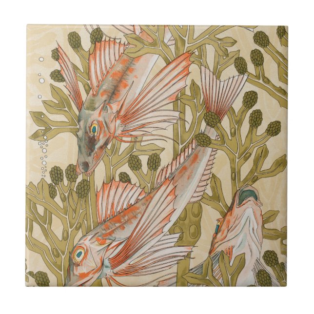 Unterwasser-Tier Fliese (Vorderseite)