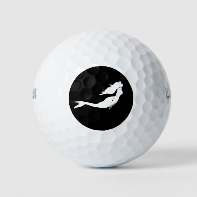 Unterwasser Weißmedaille schwimmen Thunder_Cove Golfball (Vorderseite)