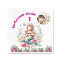 Unterwasser-Zauberhafte Meerjungfrau 1. Geburtstag