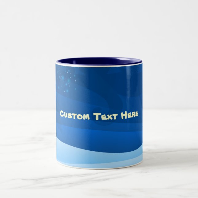 Unterwasser Zweifarbige Tasse (Mittel)