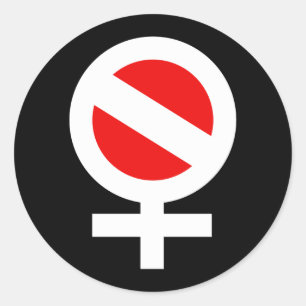 Unterwasseratemgerät-Frau Runder Aufkleber