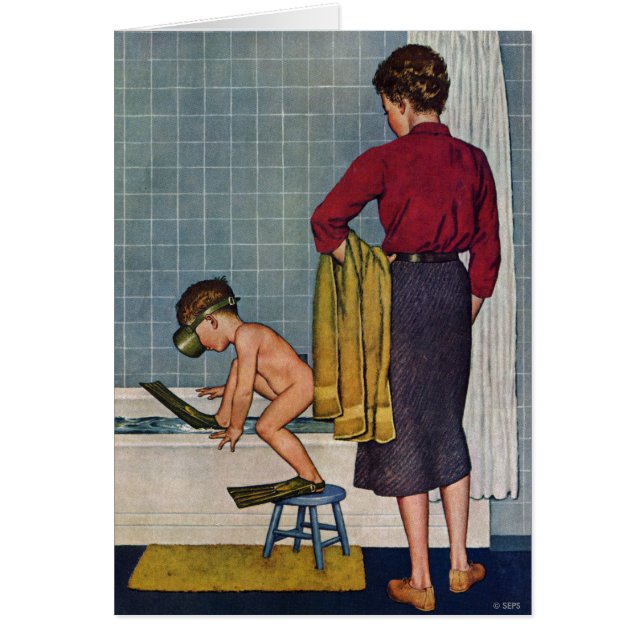 Unterwasseratemgerät in der Wanne (Vorne)