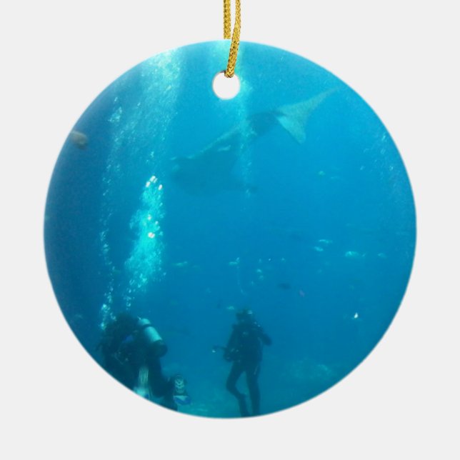 Unterwasseratemgerät Keramikornament (Vorne)