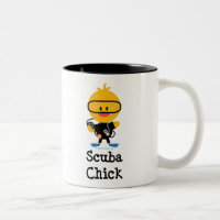 Unterwasseratemgerät-Küken-Tasse