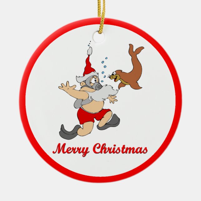 Unterwasseratemgerät Sankt Keramik Ornament (Vorne)