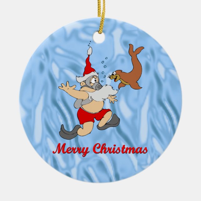 Unterwasseratemgerät Sankt Keramikornament (Vorne)