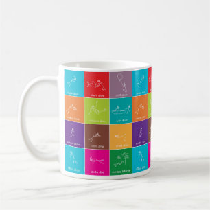 Unterwasseratemgerät-Taucher-Ausweiskarte-Tasse Kaffeetasse