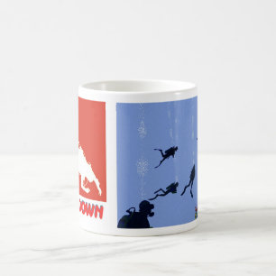 UNTERWASSERATEMGERÄT-Taucher-Tasse Tasse