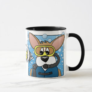 UnterwasseratemgerätCorgi Tasse
