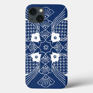Unterwasserfisch-Entwurf mit blauem Hintergrund Case-Mate iPhone Hülle