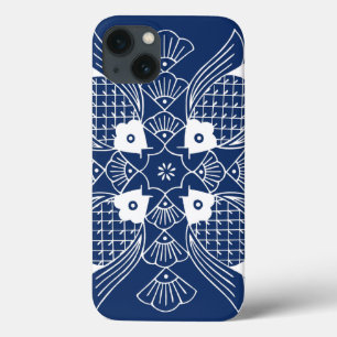 Unterwasserfisch-Entwurf mit blauem Hintergrund Case-Mate iPhone Hülle