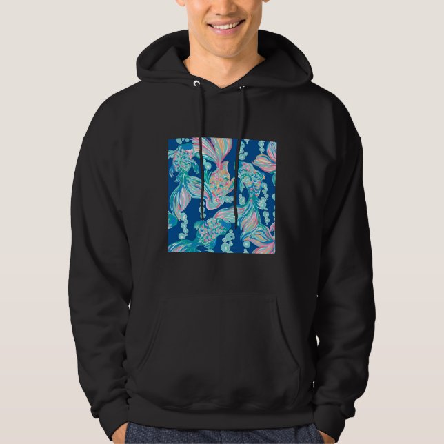 Unterwasserfisch Hoodie (Vorderseite)