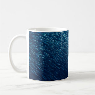 Unterwasserfischschule Abstrakt Kaffeetasse