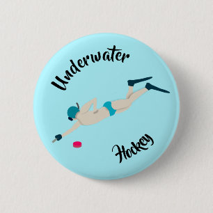 Unterwasserhockey Button
