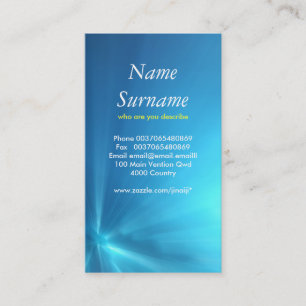 Unterwasserkarte Visitenkarte