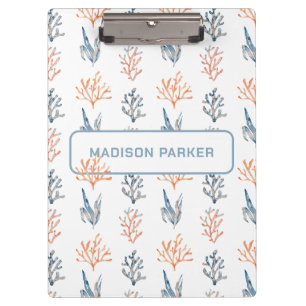 Unterwasserkorallen Klemmbrett