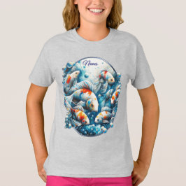Unterwasserkunst von Fischen & Korallen in Acrylfa T-Shirt