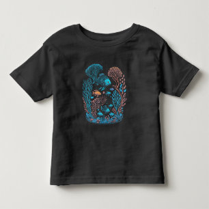 Unterwasserlandschaft farbenfrohe Fische und Koral Kleinkind T-shirt