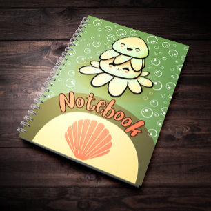 Unterwasserliebe: Süße Kawaii-Oktopusfamilie Notizbuch