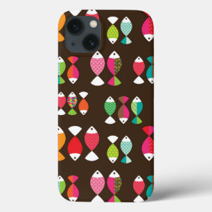 Unterwassermuster 2 der abstrakten retro Fische Case-Mate iPhone Hülle