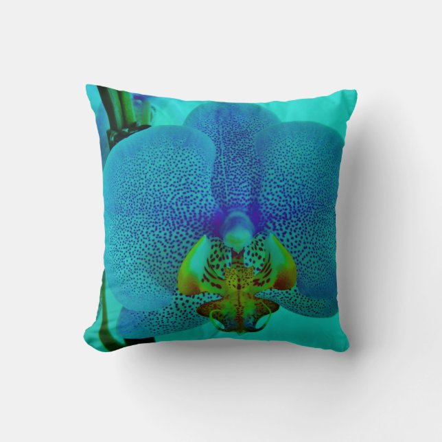 Unterwasserorchidee Kissen (Vorderseite)
