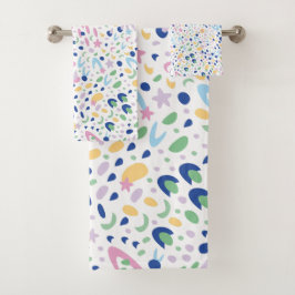 Unterwasserraum. Badhandtuch Set