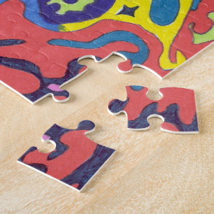 "Unterwasserspielplatz" Abstrakte Kunst Puzzle