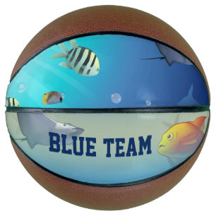 Unterwasserszene Basketball
