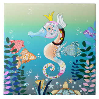 Unterwasserszene, Fliesen