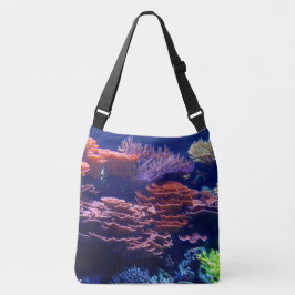 Unterwasserszene, Ozean, Meereslandschaft Tragetaschen Mit Langen Trägern