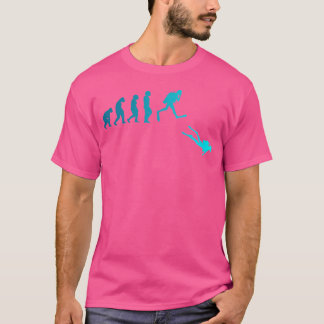 Unterwassertaucher Evolution Tiefseeschnorcheln T-Shirt